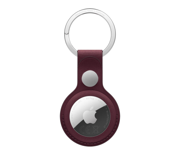 Apple AirTag FineWoven Key Ring – Burgundy - 1594132 - zdjęcie